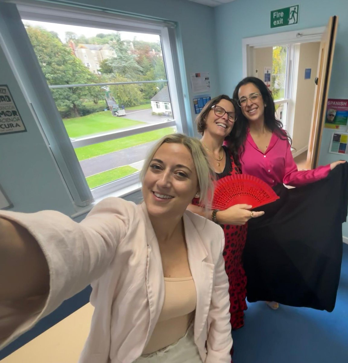 Getting ready for a bit of Flamenco with 3rd Form! 💃💃💃🕺🕺🕺#KSB3rdForm #KSBCommunity #KSBMFL #KSBFrench #KSBSpanish <a href="/KingsBruton/">King's Bruton</a>