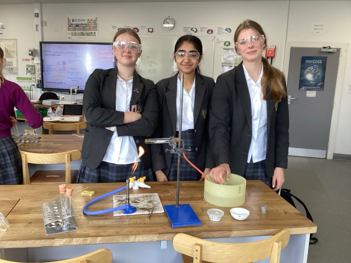 #BGSYear11 ready to get cracking this morning! Chemistry joke - if you know, you know. #BGSChemistry