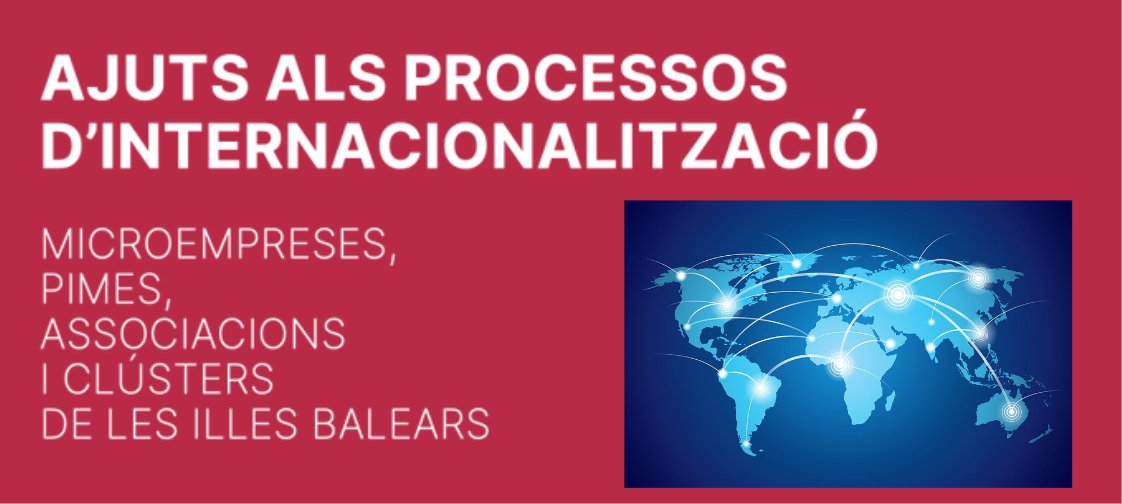 Arian International Projects (AIP) (@arianinterproj) on Twitter photo 🚀#Pime o #Cluster #Balear amb negoci internacional
Subvenció 2022-26 <a href="/adr_balears/">ADR Balears</a> fins 20.000€!
📈Pla d’internacionalització i màrqueting, fires, missions #BusinessIntelligence
Contacta'ns bit.ly/3BekUa6
<a href="/parcbit/">ParcBit</a> <a href="/BIOIB_Cluster/">BIOIB ClusterBiotech</a> <a href="/turistec/">Turistec</a> <a href="/UNIVERSIDAdema/">Adema Escuela Universitaria</a> <a href="/Farmadosis/">Farmadosis</a> 🚀#Pime o #Cluster #Balear amb negoci internacional
Subvenció 2022-26 <a href="/adr_balears/">ADR Balears</a> fins 20.000€!
📈Pla d’internacionalització i màrqueting, fires, missions #BusinessIntelligence
Contacta'ns bit.ly/3BekUa6
<a href="/parcbit/">ParcBit</a> <a href="/BIOIB_Cluster/">BIOIB ClusterBiotech</a> <a href="/turistec/">Turistec</a> <a href="/UNIVERSIDAdema/">Adema Escuela Universitaria</a> <a href="/Farmadosis/">Farmadosis</a>
