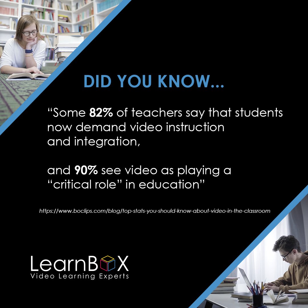 weareLearnBox's tweet image. Teachers are noticing a shift! 📚🎥

Talk to us about adding video learning 💻

To your current learning portfolio

Get in touch at info@wearelearnbox.com👋

 #onlinelearning #videolearning #HybridLearning
