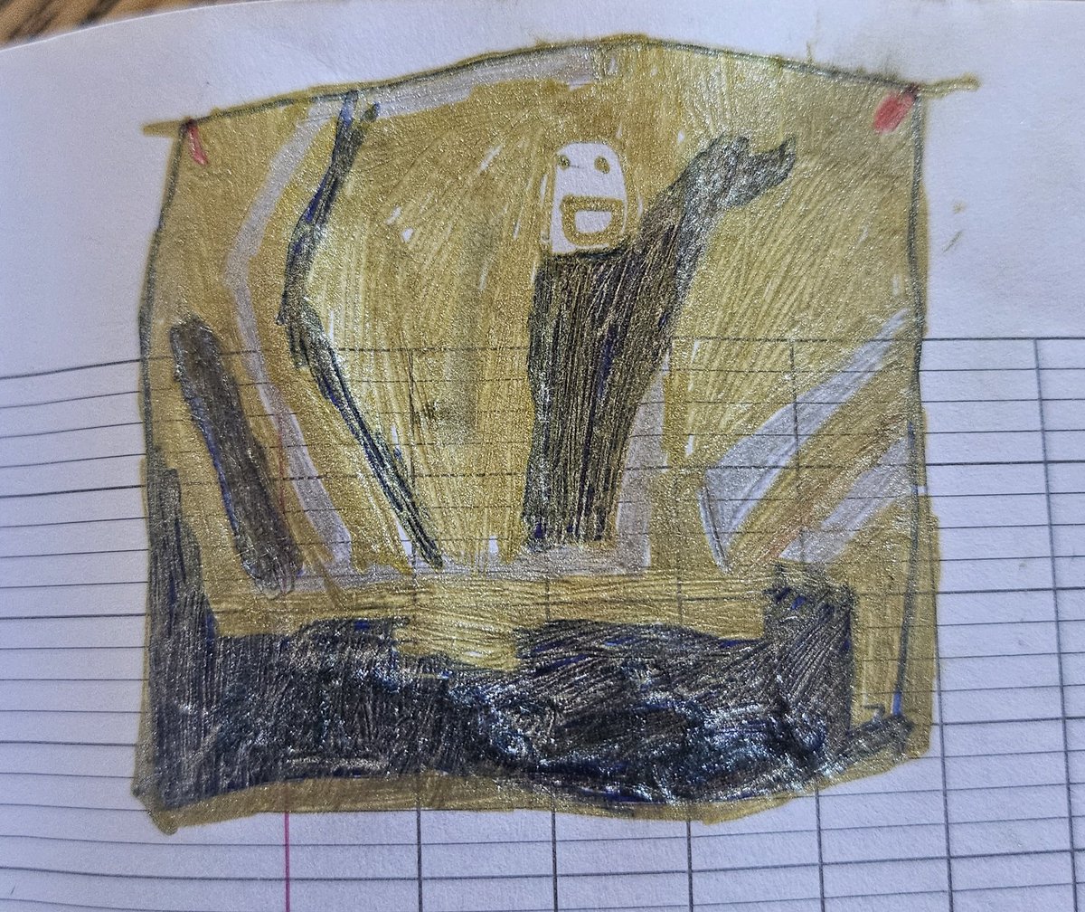 Today's class work : draw your emotions
Yanad :