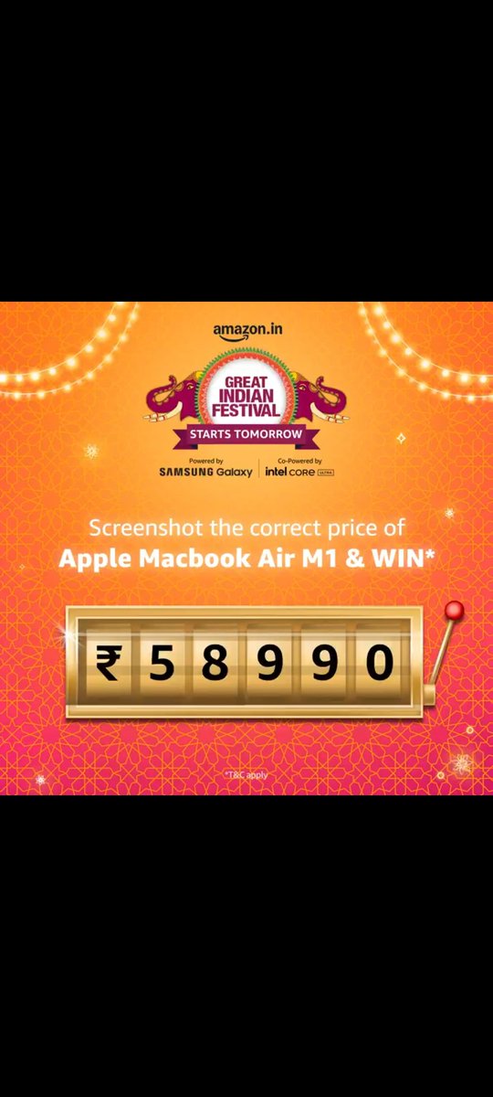 BhavikRunwal's tweet photo. @amazonIN MacBook Air M1 - Rs 58990 

#AmazonGreatIndianFestival #TaiyyariKaTyohaar 
@Harsh07677 @MahekRunwal @techyy_hars https://t.co/Rqf6c2SDLf