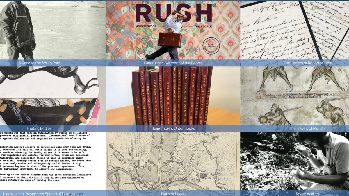 Libs_in_Leeds's tweet photo. Taking the concept ‘Journeys’, curators have assembled a collection of 18 exhibits from the magnificent collections held in Leeds’ libraries and archives. Visit here
https://t.co/1Zthm6GPhK
#digitalexhibition #libraries #archives #Leeds #heritage #arts #maps #literature #travel https://t.co/ehEiJ6unZR