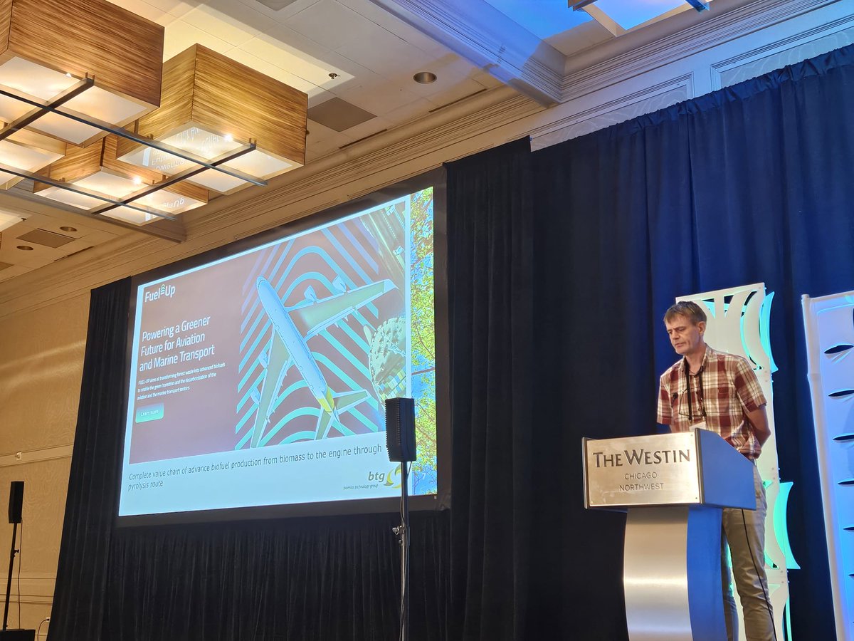 🎉 We are happy to have presented REFOLUTION Project during the <a href="/tcbiomass/">tcbiomass</a> in Itasca, USA! 

🌿Thanks to Robbie Venderbosch from @btgworld who presented the <a href="/refolution_HEU/">REFOLUTION Project</a> through a presentation entitled "Stabilised pyrolysis oil by mild hydrogenation: status and developments".