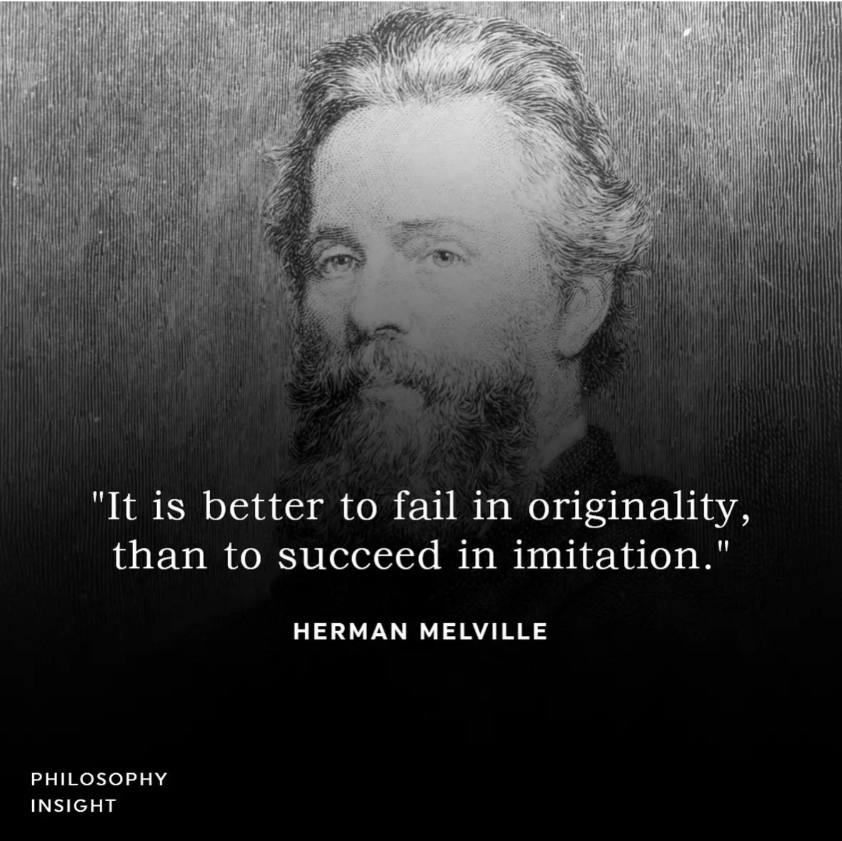 Happy to be a failure.
