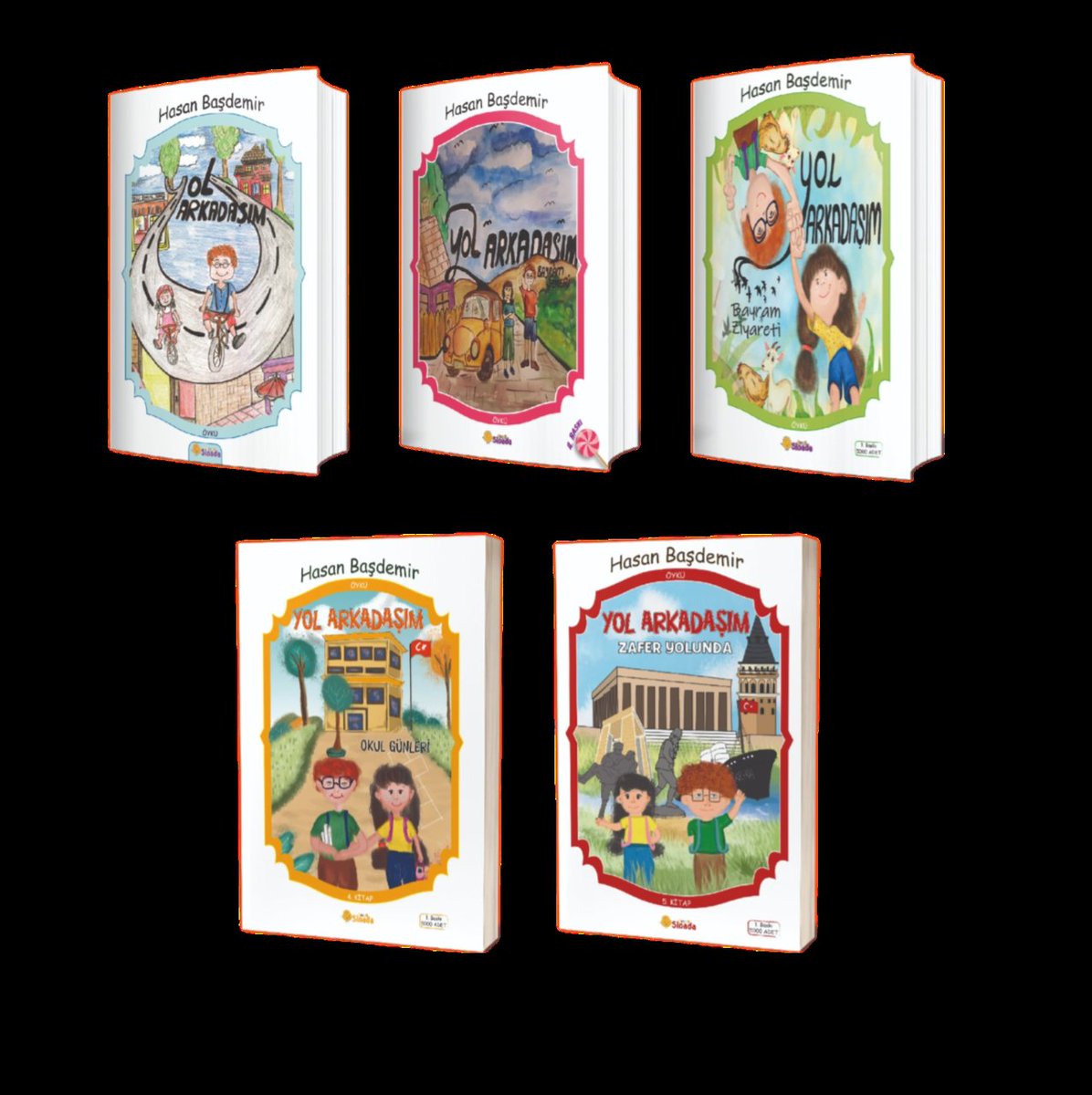 Yol Arkadaşım öykülerim 8-12 yaş için uygundur. Toplu alımda 5'li set 150 liradır. Değerler eğitimi konularını da içermektedir.