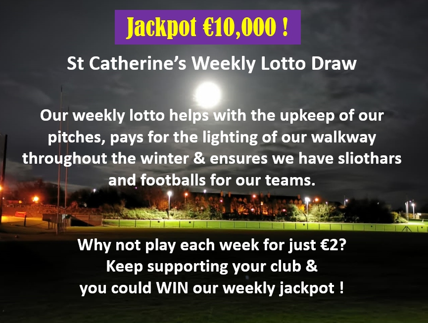 Have you bought your ticket for a chance to win €10,000?

Tomorrow night's club lotto jackpot is worth a cool €10k - play here! 👇
clubforce.com/clubs/gaa-st-c…