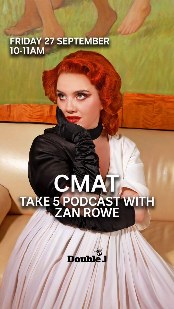 Tune into Take 5 with <a href="/zanrowe/">Zan Rowe</a> this Friday on <a href="/DoubleJRadio/">Double J</a>  from 10:00am to hear from the Irish singer-songwriter (+ powerhouse) <a href="/cmatbaby/">cmat</a> ahead of her upcoming appearances in the land of AUS with <a href="/teskeybrothers/">theteskeybrothers</a>!

🎧 →  abc.net.au/listen/program…

🎫   → adayonthegreen.com.au/theteskeybroth…