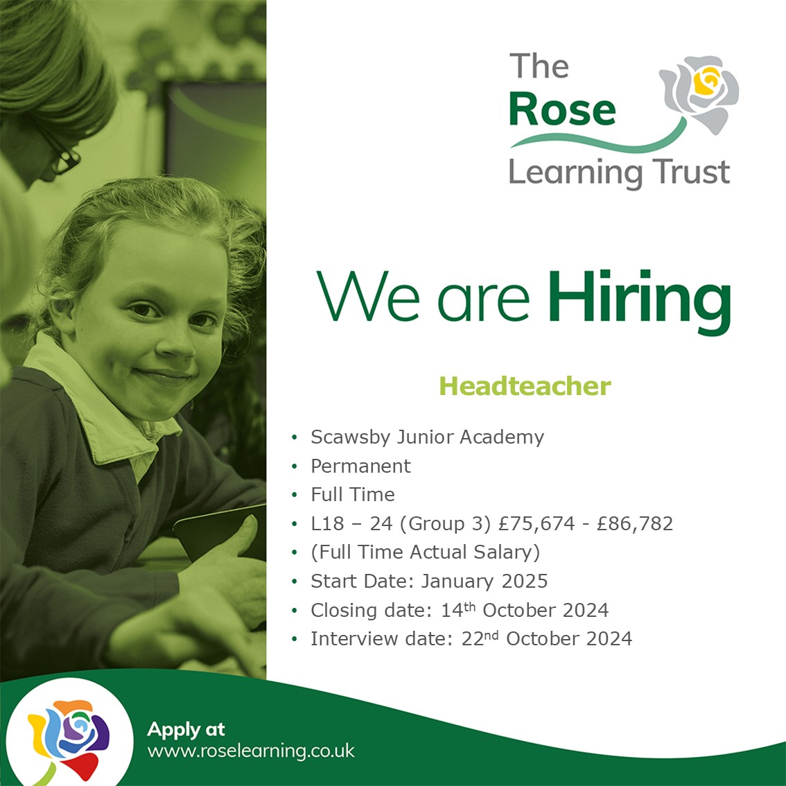 Interested?  Or know someone who might be? Please share! 

This is a fantastic opportunity to join the team at Scawsby Junior Academy, Doncaster <a href="/Scawsbyja/">Scawsby Junior Academy</a> 

To find out more or to apply click the link: mynewterm.com/jobs/149581/ED…