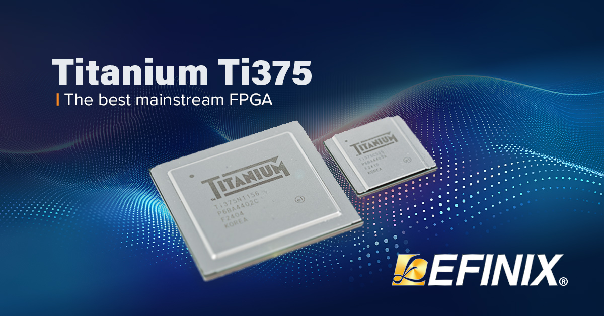 efinixinc's tweet photo. Explore the #Titanium
#Ti375 #FPGA powered by the high-density, low-power #Efinixยฎ Quantumยฎ compute fabric! Packed with advanced features for a wide range of applications!
๐น #PCIeยฎ Gen4 ๐น 10GBASE-KR ๐น Quad-core RISC-V ๐น MIPI D-PHY (2.5 Gbps)
https://t.co/Q74LWm50Pk
#riscv https://t.co/xN4V2MiIN2