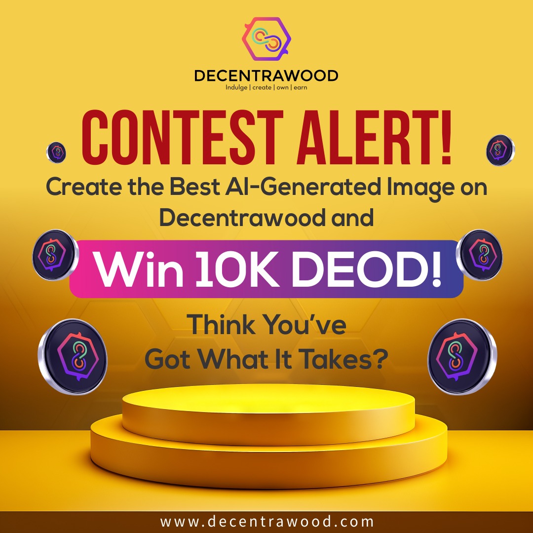 decentrawood's tweet photo. Unlock your creativity and transform your art into valuable #NFTs! Whether it’s stunning #2Ddesigns or immersive 3D creations, @decentrawood makes it easy to mint your work as NFTs. Start today🎉
https://t.co/ujvNZiergj
#art #ai #digitalart #generativeart #artificialintelligence #machinelearning #aiartcommunity #abstractart #nft #AIArtists