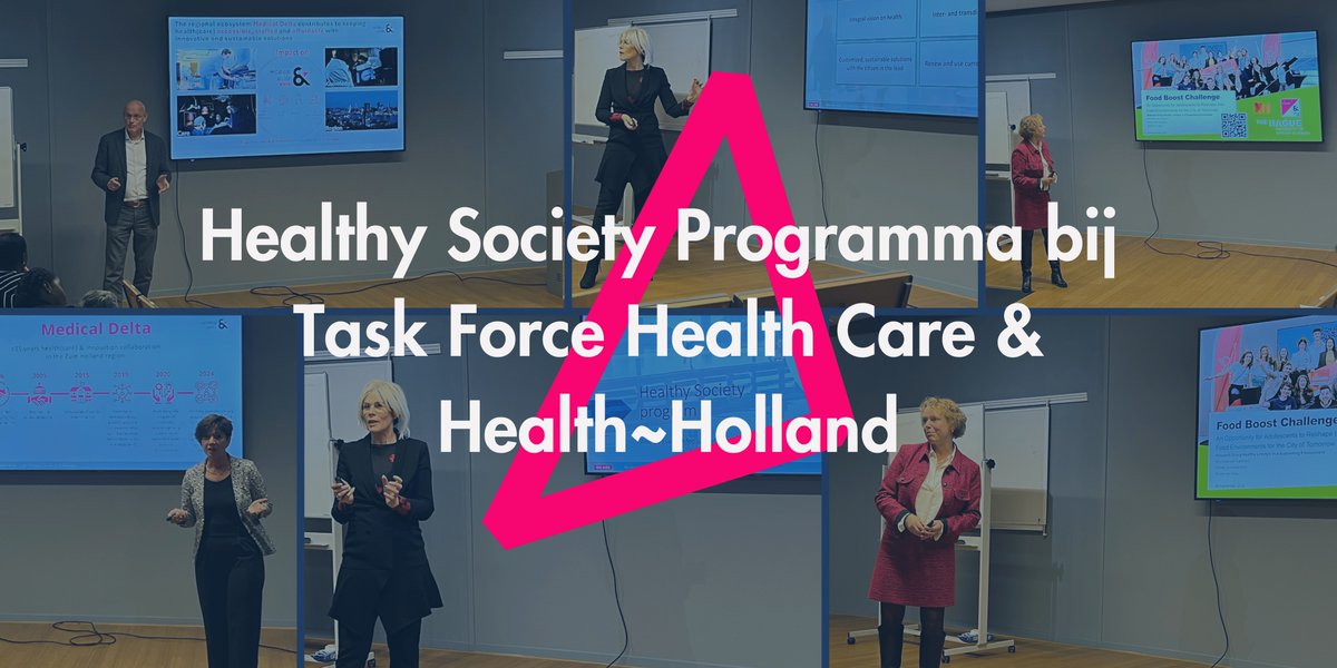 Internationale zorg- en innovatie-experts kwamen tijdens een bijeenkomst van Task Force Health Care en @HealthHolland samen om inspirerende gezondheidsinitiatieven te verkennen, waaronder het Healthy Society programma. Lees meer: tinyurl.com/4rmu2h9u