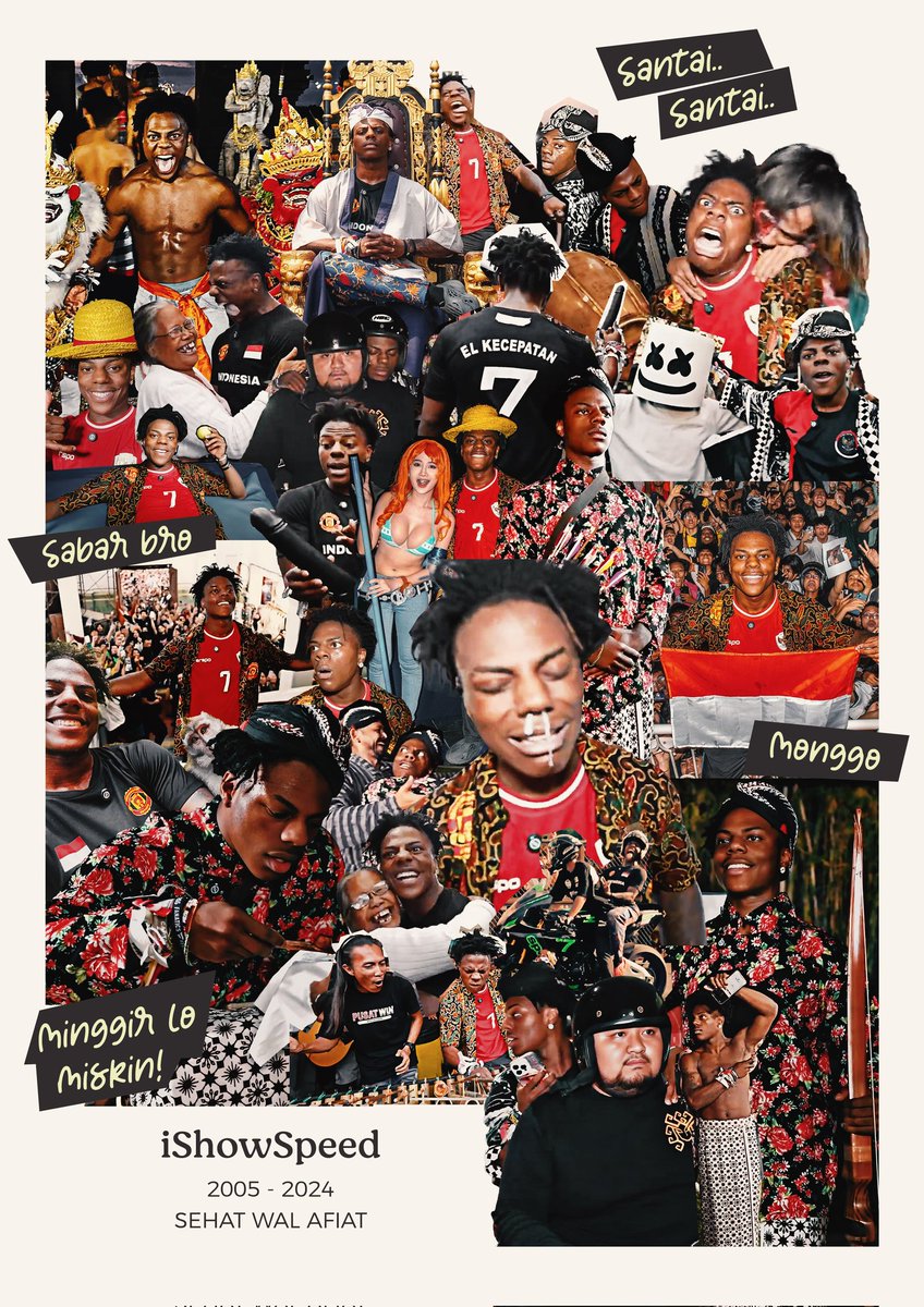 tinutwoan's tweet image. Knowing that Speed's Southeast Asia tour is over, I would like to say thank you to @ishowspeedsui and the team.

I made this poster as a feeling of my happiness and gratitude for y'all visiting my country.