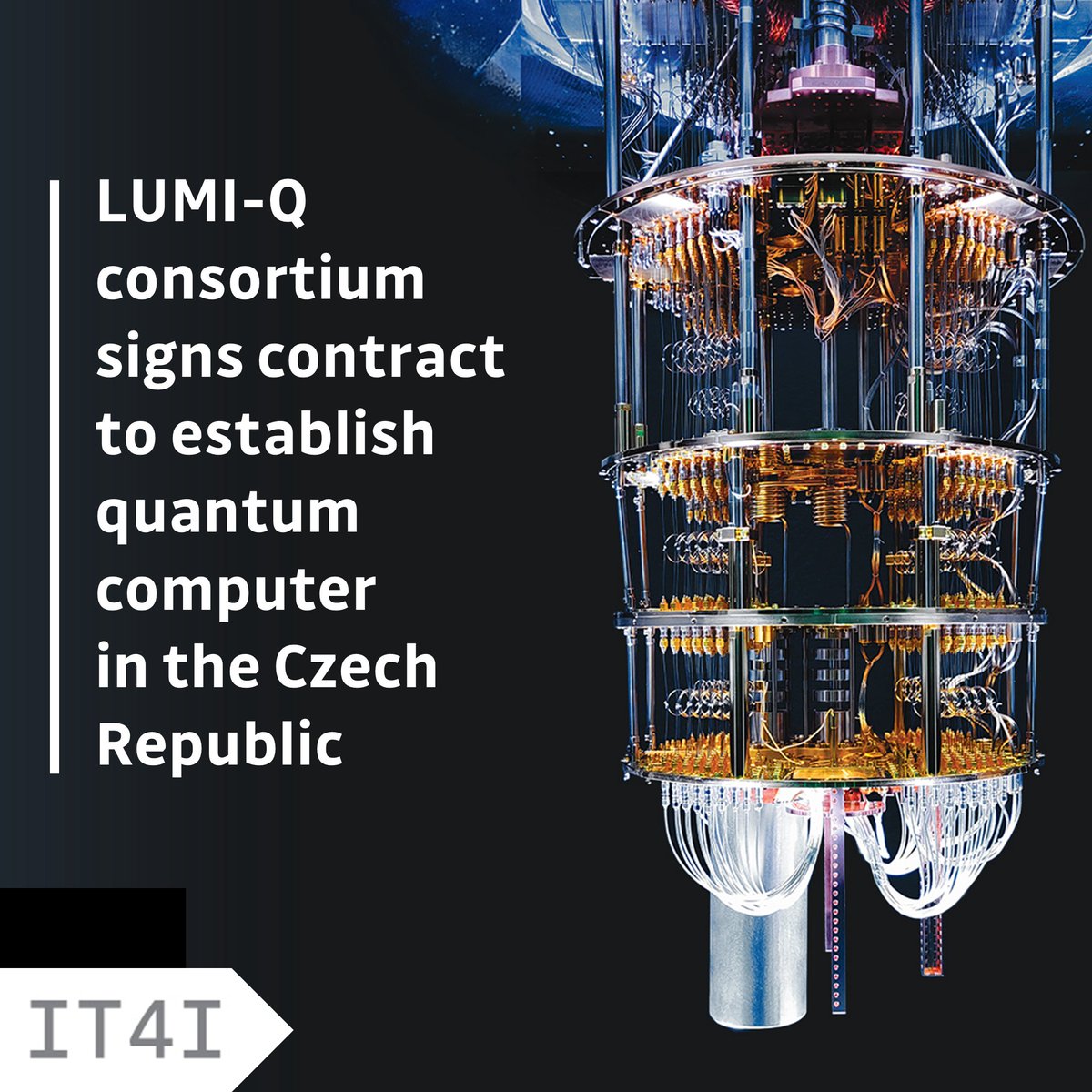 IT4Innovations's tweet photo. 📣 Announcement of the supplier of the first #quantumcomputer in the Czech Republic!
Which company won the tender? And when will the LUMI consortium's quantum computer be installed at IT4Innovations @vsbtuo?

👉 Read more at https://t.co/ctdtm8O6M0

🇨🇿 at https://t.co/J1JY2A33UB https://t.co/i4bvCgLPtI