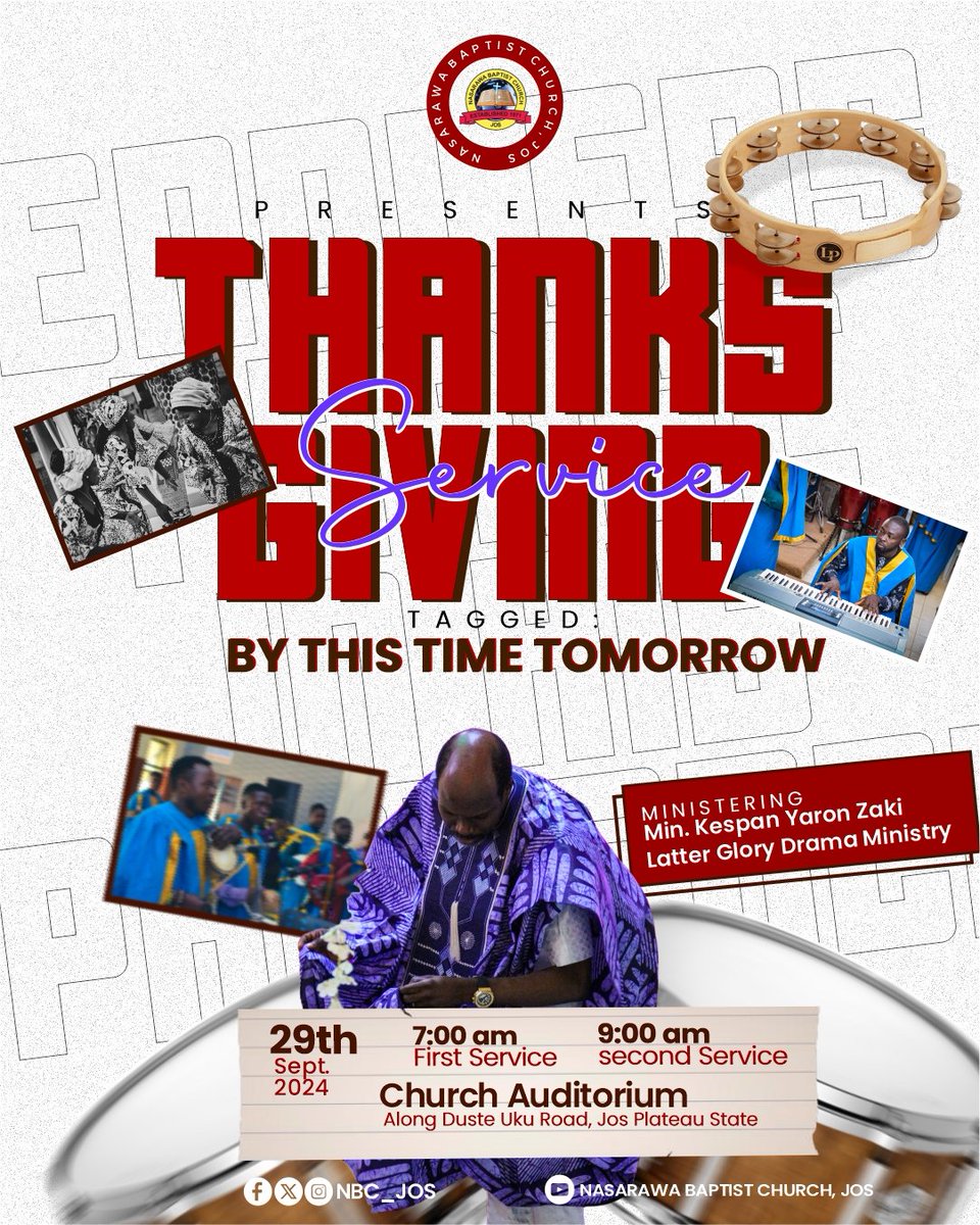 NBC_JOS's tweet photo. HE'S WORTHY OF OUR PRAISE....
Join Us this SUNDAY for an Immeasurable, Inestimable, Innumerable, Limitless & Endless PRAISE of the LORD GOD ALMIGHTY.
Come & experience the movement of the HOLY GHOST in the SANCTUARY.
Be kind to come with a friend
#LetGodArise
#Baptistfamily https://t.co/DswDok8cPV