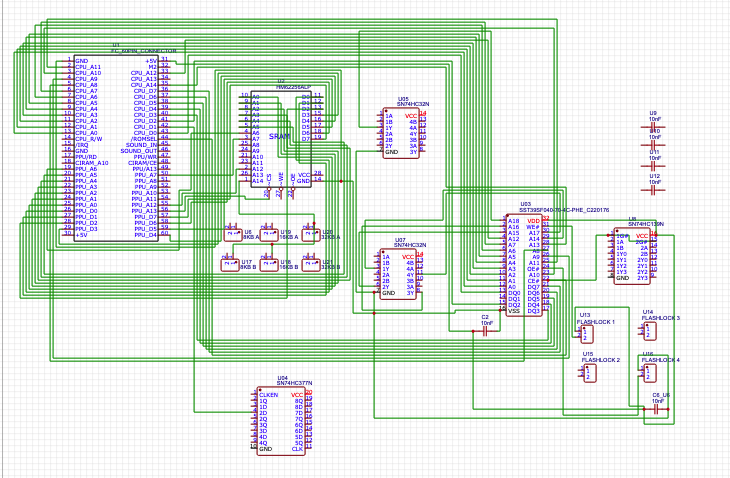 lospatmoritas's tweet photo. I'm trying to replicate the Mapper 30 PCB board for the Famicom cartridge but with some modifications for my game. Alto bardo 😅
#apithecat #nesdev #indiedev #famicom #nintendones #8bit #NES #homebrew #indiegames #gamedev #ファミコン #同人ゲーム #自作ゲーム #famicom #NESmaker https://t.co/MrSYHFFwNe