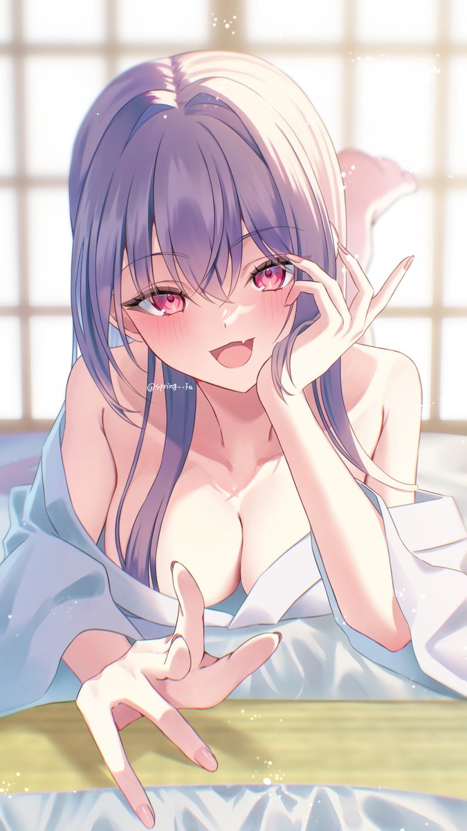 「こっち向きなよ～？」
#skeb