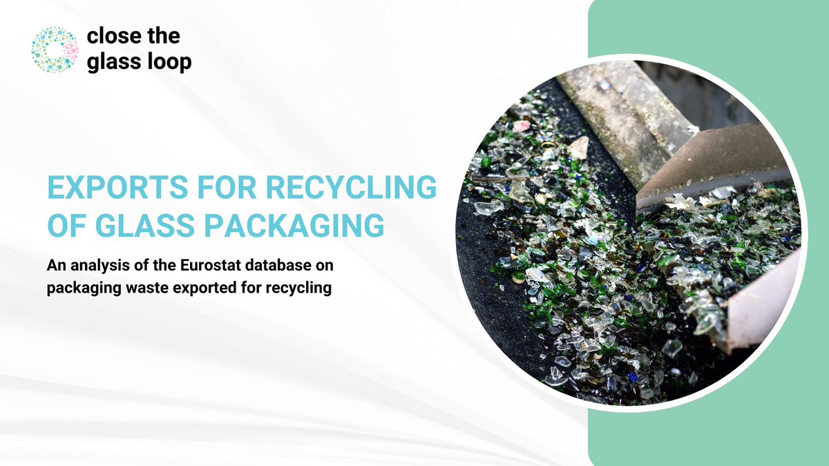 The "Exports for Recycling of Glass Packaging" study marks a groundbreaking analysis of the #ClosetheGlassLoop initiative. 🌍♻️ 

Dive into the details and expand your knowledge by accessing the study here: closetheglassloop.eu/exports-for-re… 🔗