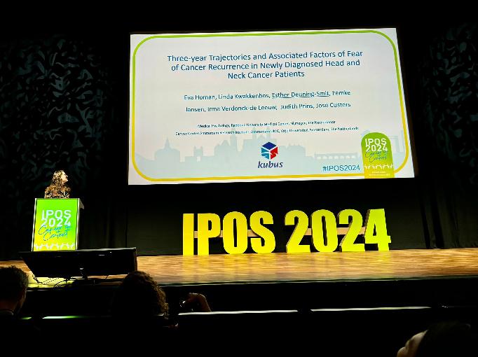 Honoured to present the work of our research group on trajectories of #FCR in HNC patients. 7% of patients have high stable FCR up to 3 years post treatment, a larger group is resilient. #IPOS2024 <a href="/JoseCusters/">José Custers</a> <a href="/LindaKwakkenbos/">Linda Kwakkenbos</a>