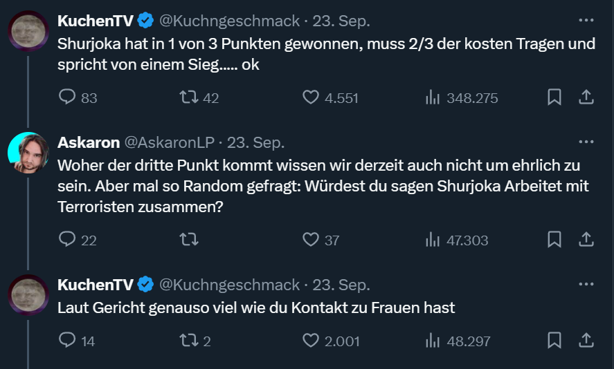 Kuchngeschmack's tweet photo. 37 zu 2001 - diese Ratio holy https://t.co/Uinj1QqtGM