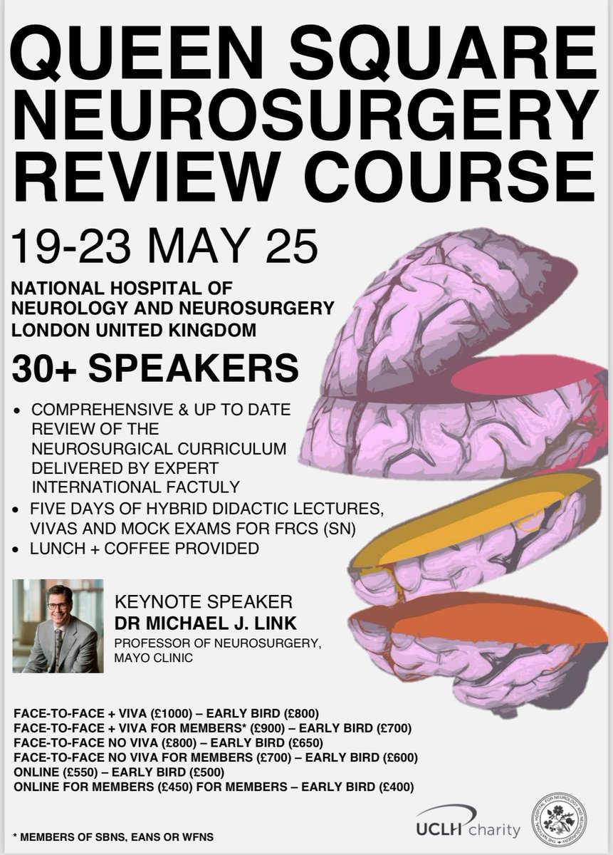 Patrick Grover (@patrickgrover4) on Twitter photo The Queen Square review course is open for registration with a fantastic guest lecturer for the week - <a href="/MichaelJLinkMD/">Michael J. Link, MD</a> from the Mayo clinic. qsneurosurgerycourse.com The Queen Square review course is open for registration with a fantastic guest lecturer for the week - <a href="/MichaelJLinkMD/">Michael J. Link, MD</a> from the Mayo clinic. qsneurosurgerycourse.com