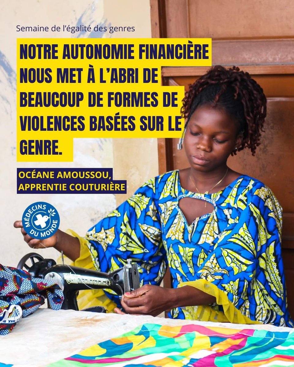 💵 En appuyant financièrement des apprenties en situation de vulnérabilité, Médecins du Monde les aide dans leur émancipation et autonomisation
🟣 Les jeunes en situation de précarité sont plus à risque de subir un mariage ou une grossesse précoce et d'être dépendante d'un homme.