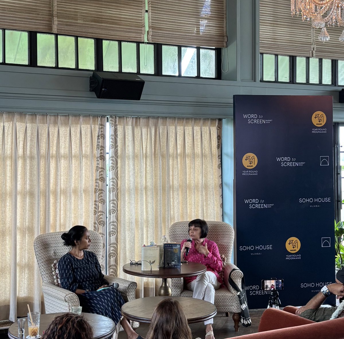 MumbaiFilmFest's tweet photo. Acclaimed screenwriter and filmmaker @soonitara speaks to journalist @nandiniramnath about her experiences in adapting books for cinema, the art of screenwriting and her inspirations.
@sohohouse
#WordToScreen #SohoHouseMumbai #YearRoundProgramme #MAMI2024 https://t.co/Idbv84I87y