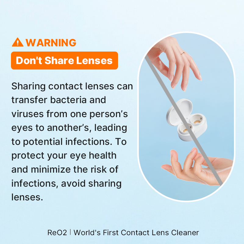 3NEyecare's tweet photo. 🚨 Never share your contact lenses with anyone. Once shared, don't reuse them to avoid eye infections and irritation! 
#EyeCareTips https://t.co/AAl8QOMWIl
