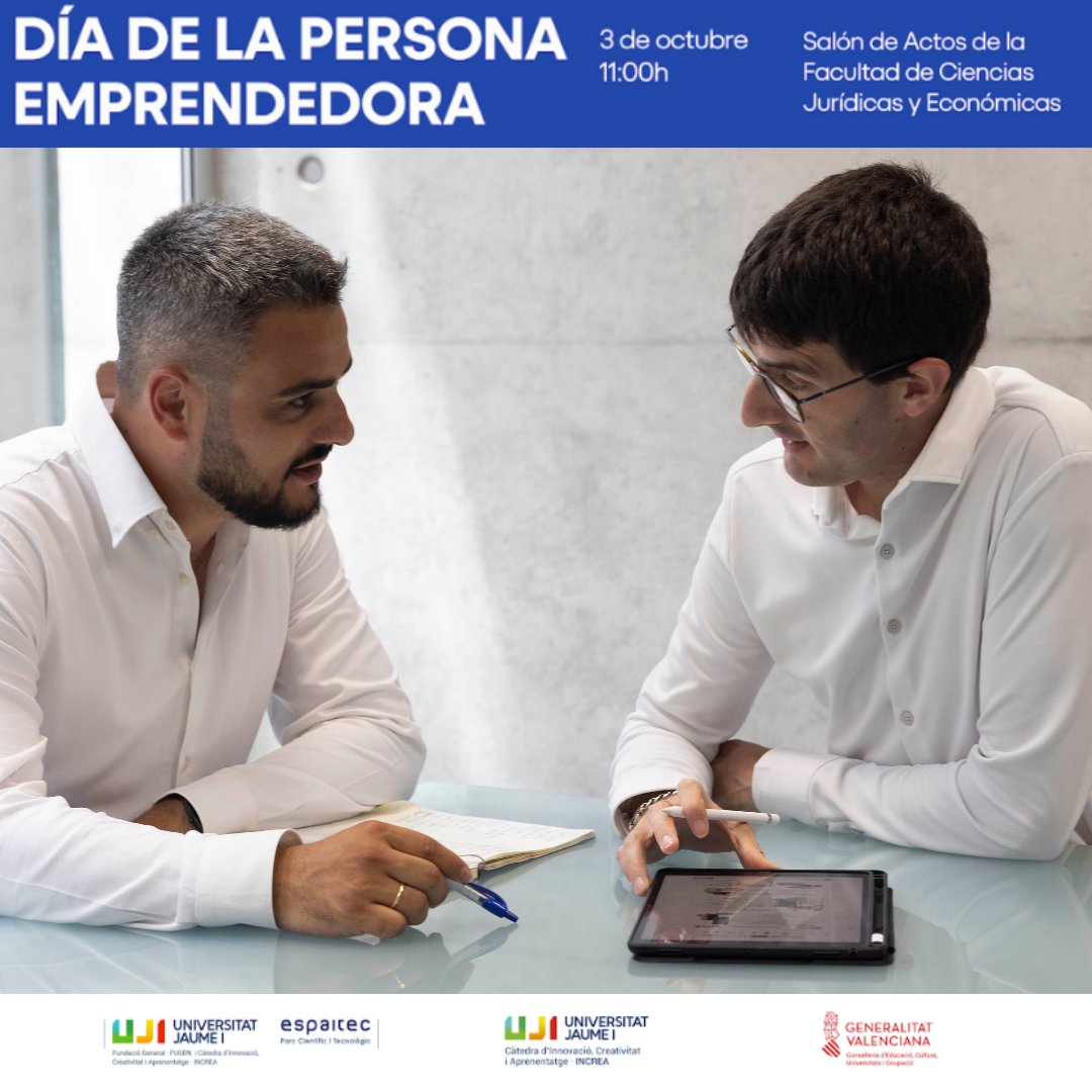 Càtedra INCREA - UJI (@cincrea) on Twitter photo ¡Te presentamos a Javier Barahona! 🚀
Ingeniero Industrial Superior por la <a href="/UJIuniversitat/">Universitat Jaume I</a> y CEO y co-fundador de Abervian, una empresa ubicada en <a href="/espaitec/">Espaitec UJI</a>. ⚡ No te pierdas su charla en el Día de la Persona Emprendedora.¡Inspírate y da el salto al futuro! 🚀 ¡Te presentamos a Javier Barahona! 🚀
Ingeniero Industrial Superior por la <a href="/UJIuniversitat/">Universitat Jaume I</a> y CEO y co-fundador de Abervian, una empresa ubicada en <a href="/espaitec/">Espaitec UJI</a>. ⚡ No te pierdas su charla en el Día de la Persona Emprendedora.¡Inspírate y da el salto al futuro! 🚀