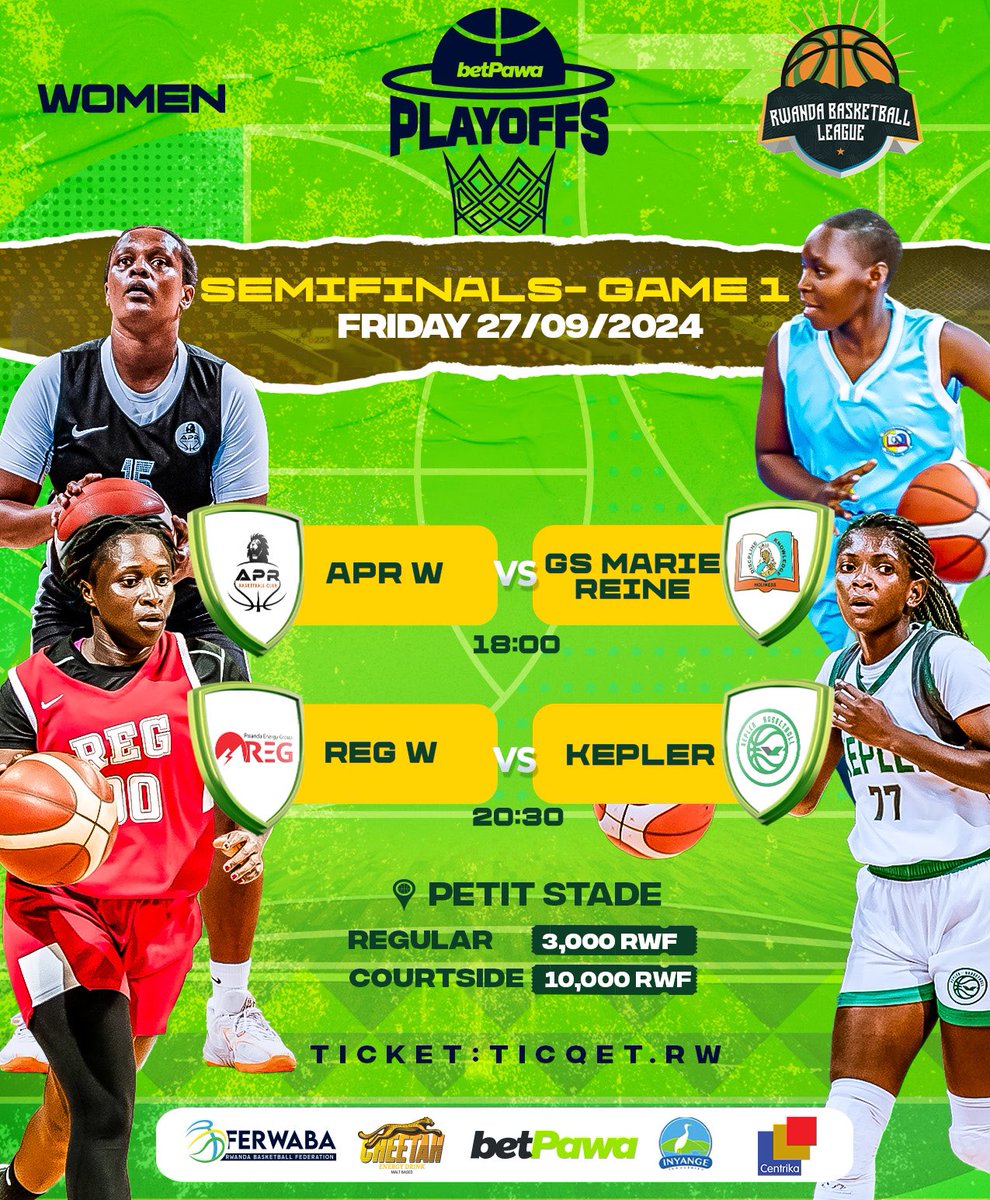 ferwabaRW's tweet photo. Thatβs how we kick off the weekend π₯π! Join us this FRIDAY for the #betPawaPlayoffs in the womenβs category. Four teams are rallying for the two spots in the finals π.
Get your tickets now at https://t.co/RctzQJnKZT.
#RBL24 https://t.co/XOV3BO13RT