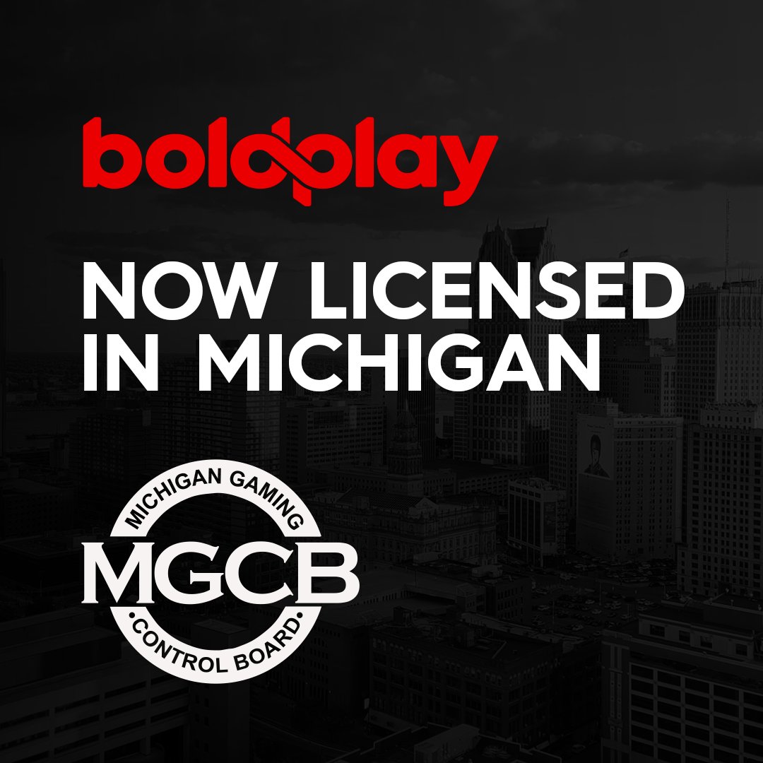 BoldplayGames's tweet photo. We've been awarded our full licence by the Michigan Gaming Control Board, upgraded from the provisional one we obtained earlier this year. We look forward to players in the Great Lakes state continuing to enjoy our exciting games via our exclusive partnership with @BetMGMCasino. https://t.co/WCApM4Wm19