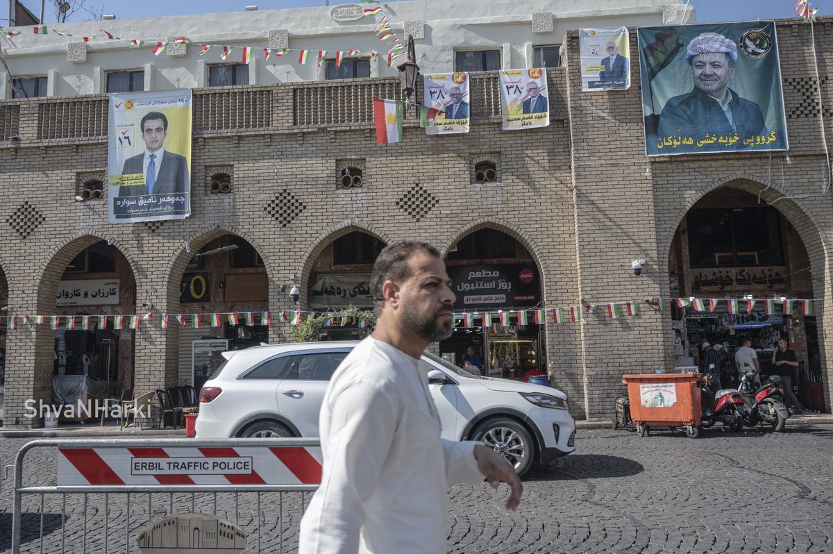ShvanHarki's tweet photo. Election campaign in Erbil for the Kurdistan Parliament2024.
#Kurdistan #Erbil #Arbil #kurdistan_Election2024 #ShvaNHarki https://t.co/haDFgpflDE