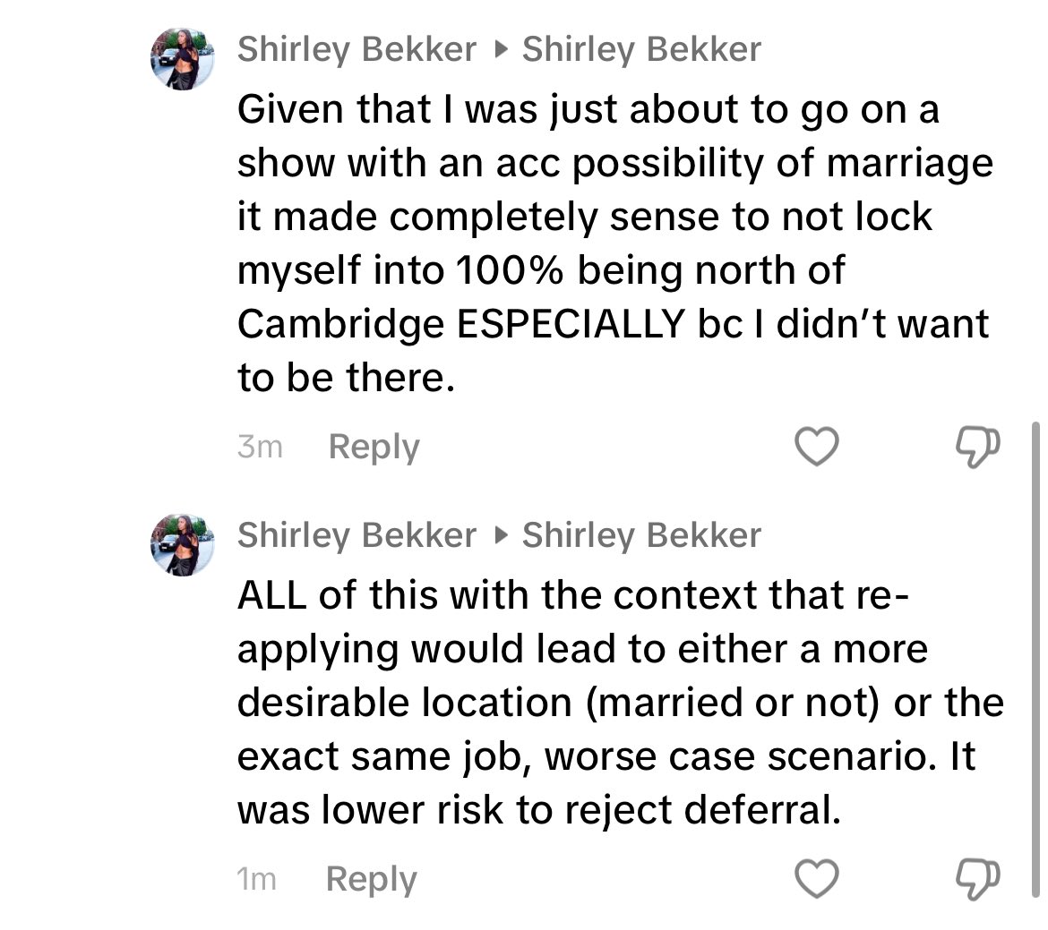 One thing I will give credit to is that for any non-UK medic, it’s difficult to understand that accepting deferral keeps the door LESS open than quit + re-apply! I completely understand how declining a deferral in other careers is very high risk.