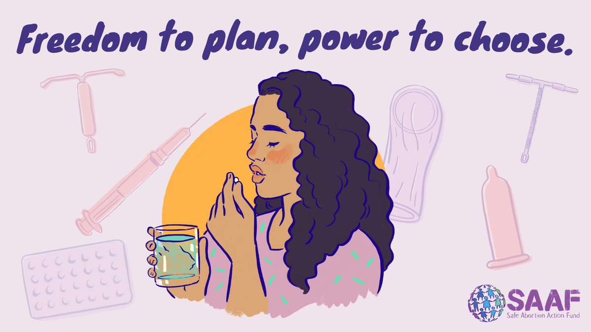 SAAFfund's tweet photo. Today is #WorldContraceptionDay and the theme is 'Freedom to plan, power to choose'.

Everybody deserves access to contraception and safe abortion to live a happy and healthy life. 🫶 https://t.co/4nCsty3iIo
