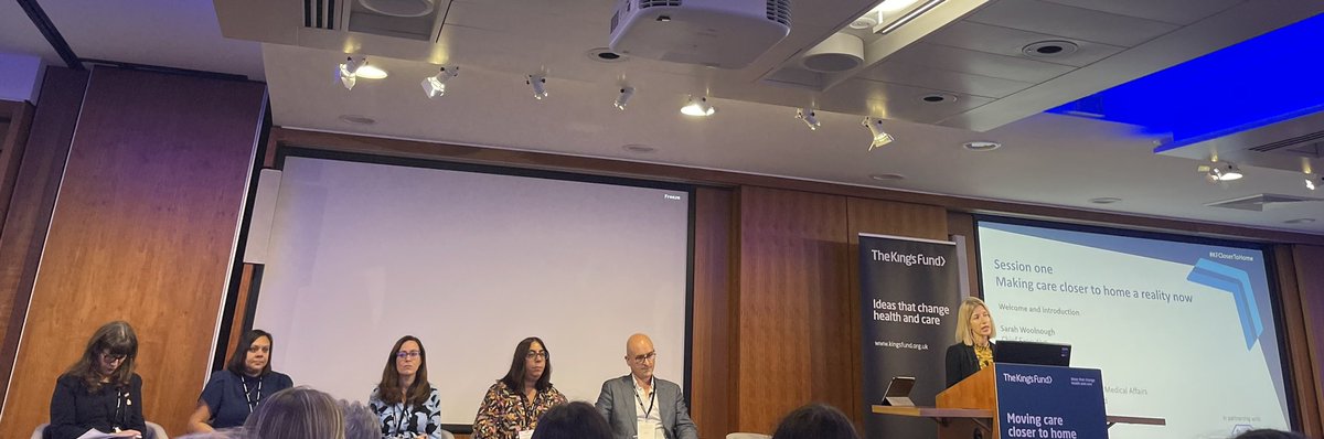 DrRajivsankar's tweet image. Great start to @TheKingsFund #KFCloserToHome “Moving Care Closer to Home” kickstarted by @swoolnough 
Lots of discussion regarding need to adopt innovative working in NHS such as need for #communityscreening #virtualwards #hospitalathome #multidisciplinary working…