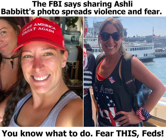 KatTheHammer1's tweet photo. Daily Reminder

It's been 1359 days  since the murder of Ashli Babbitt and Michael Byrd is still walking around free.

#JusticeForAshliBabbit https://t.co/Of73yDFMq1