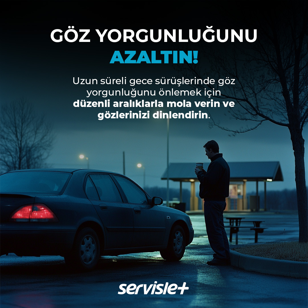 Gece sürüşü yaparken dikkat edilecek birkaç unsur hayat kurtarır!

#lastik #servislet #arac