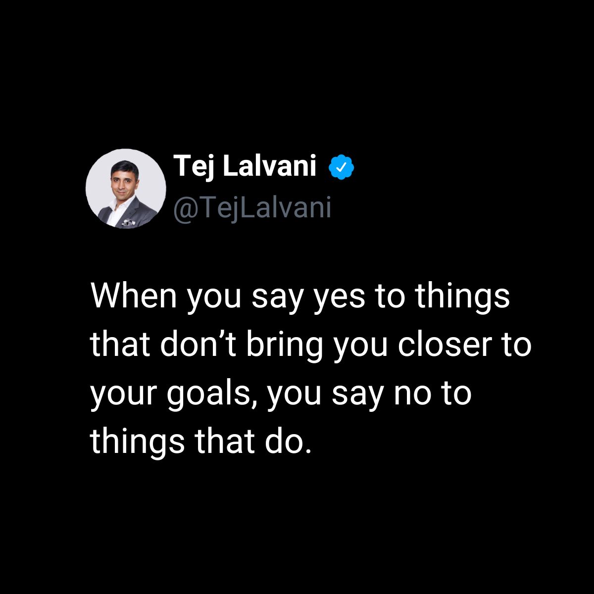 When you start a business, it can be tempting to be a ‘yes man’.

However, when you say yes to things that don’t bring you closer to your goals, you say no to things that do.

An early sign of successful entrepreneurs?

They dare to say NO.