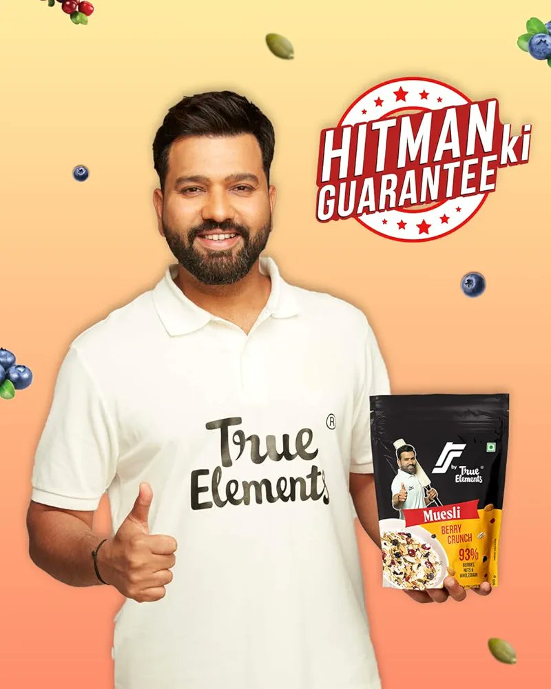 ChaitRo45's tweet image. Hello Rohit fans 👋

Good news! RS by True elements, a special collaboration curated by Rohit himself is LIVE!❤️

Have a look, try it out, share it with your friends and share this on social media as well!

Just type: RS by True Elements on Amazon 🥗

Loved by 100+ dietitians 👌🏻