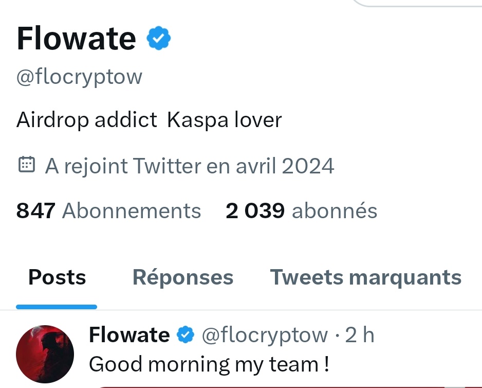 flocryptow's tweet photo. 2K Follower thanks you !

2 winners for 10$ SOL 
LIKE RT AND FOLLOW ME 
add your adress 

Good luck https://t.co/xV62QJKnGL