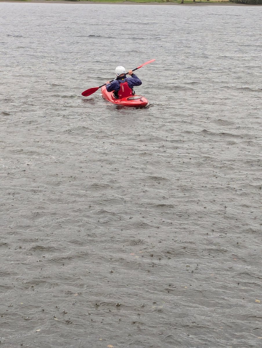 MrMooreHistory's tweet photo. Due to the rainfall a slight change to program @BSPatterdale for Yr7. No gorge walk or climbing, instead team games and canoeing. Mr Foy and Miss Berry getting stuck in on the lake. Boys showing superb resilience and determination to develop their skills in very wet conditions. https://t.co/FXxOSztPLb