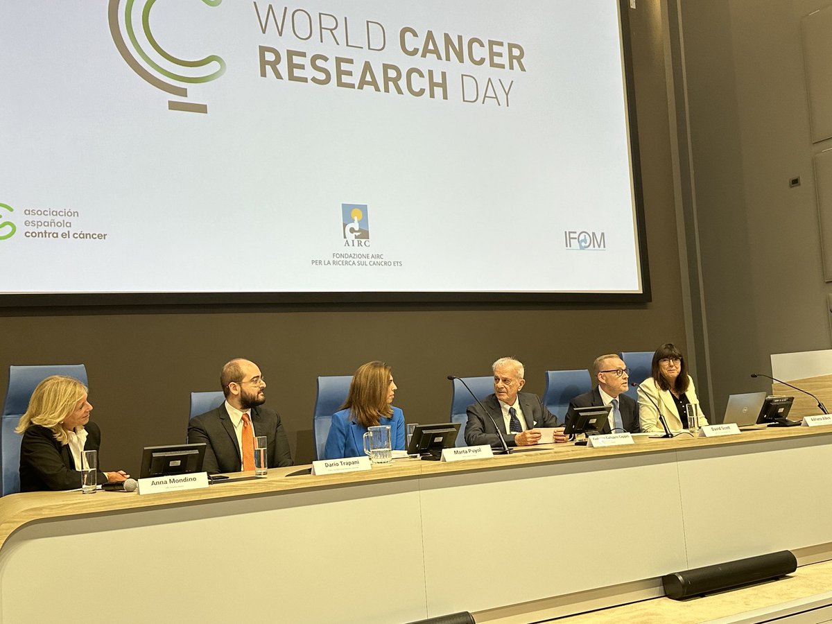 Rick Buck (@rick__buck) on Twitter photo The #WorldCancerResearchDay international panel is underway in Milan. <a href="/AACR/">AACR</a> <a href="/ContraCancerEs/">Asociación Española Contra el Cáncer</a> <a href="/CRUKresearch/">Science and Innovation at Cancer Research UK</a> <a href="/myESMO/">ESMO - Eur. Oncology</a> <a href="/uicc/">Union for International #CancerControl</a> AIRC The #WorldCancerResearchDay international panel is underway in Milan. <a href="/AACR/">AACR</a> <a href="/ContraCancerEs/">Asociación Española Contra el Cáncer</a> <a href="/CRUKresearch/">Science and Innovation at Cancer Research UK</a> <a href="/myESMO/">ESMO - Eur. Oncology</a> <a href="/uicc/">Union for International #CancerControl</a> AIRC