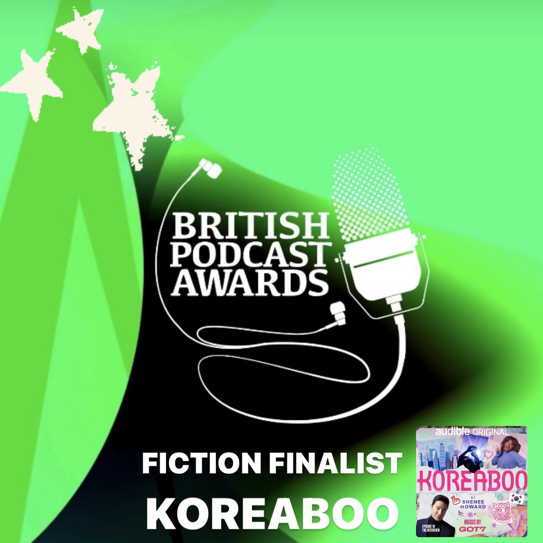 I have only just found out! Koreaboo has been nominated in the #fiction category at the #britishpodcastawards
The team here are super chuffed!!!
It would have been great to go to the awards this evening! :) Congrats to all the nominees! 
#director #producer