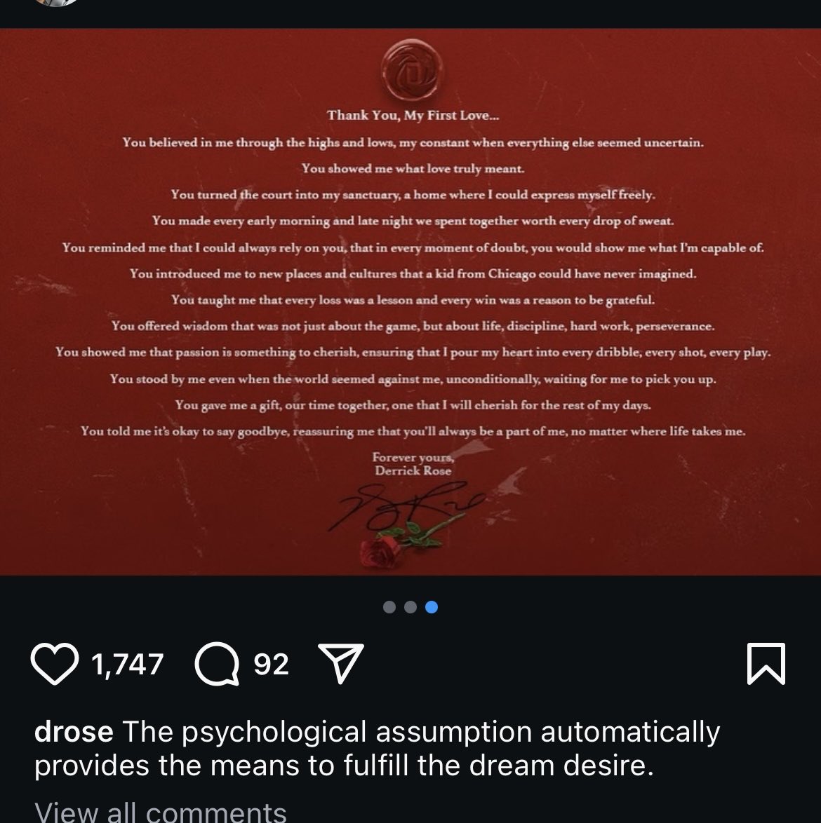 KCJHoop's tweet image. Derrick Rose announces his retirement from the NBA on Instagram and in a newspaper ad.

Special player. Special career.