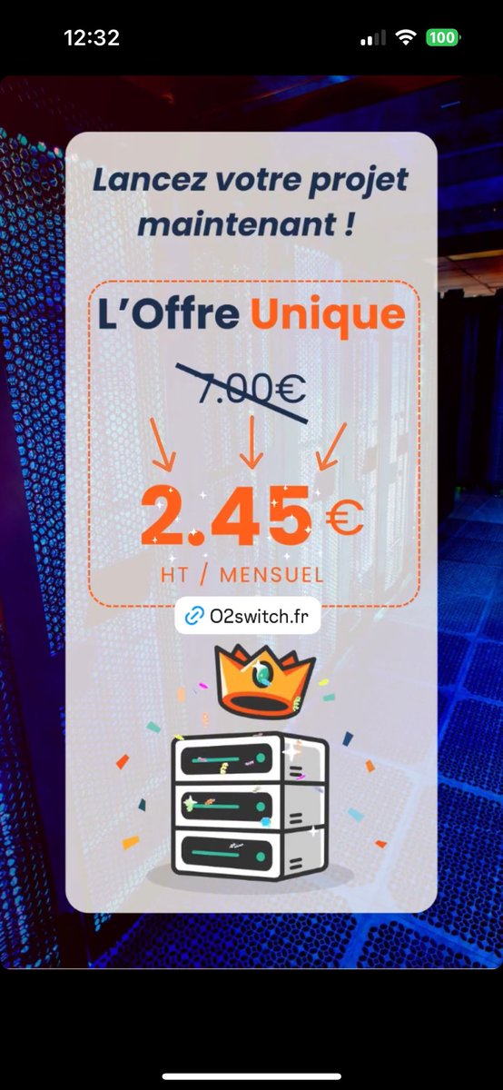 AGENCEDESCOM10's tweet photo. À toutes les personnes qui veulent lancer leur site Internet e-commerce / vitrine o2switch fait une super offre. 

C’est l’hébergeur que je choisis pour quasi-tout mes clients https://t.co/Bn0PLPUmeV