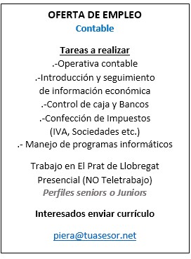 JOSEPIERAVILA's tweet photo. OFERTA DE EMPLEO https://t.co/NUbTaZCwKe