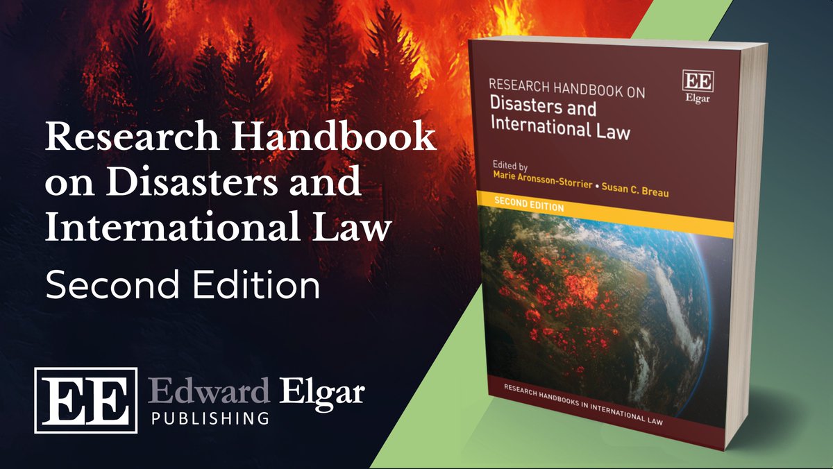 Elgar Law (@elgar_law) on Twitter photo Research Handbook on Disasters and International Law, edited by <a href="/MarieA_St/">Marie Aronsson-Storrier</a> and @scbreau
Contributors include <a href="/Dr_S_Kirchner/">Writer, voter, lawyer - thoughts</a> <a href="/saptarishi_b/">saptarishi bandopadhyay</a> <a href="/TadeOyewunmi/">Tade Oyewunmi</a> <a href="/fedecrista2015/">Federica Cristani</a> @DrDugCubie <a href="/IIyioha/">I. Iyioha</a>
More info ➡️ e-elgar.com/shop/isbn/9781…
🆓 Read Chapter 1 ➡️ doi.org/10.4337/978180… Research Handbook on Disasters and International Law, edited by <a href="/MarieA_St/">Marie Aronsson-Storrier</a> and @scbreau
Contributors include <a href="/Dr_S_Kirchner/">Writer, voter, lawyer - thoughts</a> <a href="/saptarishi_b/">saptarishi bandopadhyay</a> <a href="/TadeOyewunmi/">Tade Oyewunmi</a> <a href="/fedecrista2015/">Federica Cristani</a> @DrDugCubie <a href="/IIyioha/">I. Iyioha</a>
More info ➡️ e-elgar.com/shop/isbn/9781…
🆓 Read Chapter 1 ➡️ doi.org/10.4337/978180…