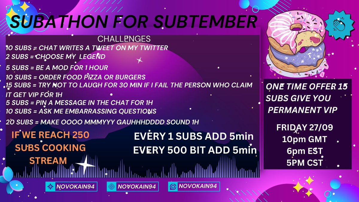 novokain94's tweet photo. join in for some apex rank and  mode and challenges lets get this party started #twitch #smallstreamer #subathonsubtember #roadtopartner https://t.co/B6747hw3fE