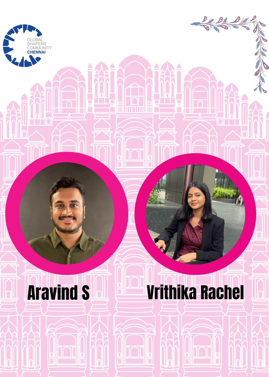 We’re super thrilled to announce our Chennai Hub delegation who are heading to Shape South Asia 2024 hosted by Global Shapers Jaipur Hub from in the Pink City 
The team is excited to meet other fellow Shapers and look forward to an engaging and fun event! ✨🩷