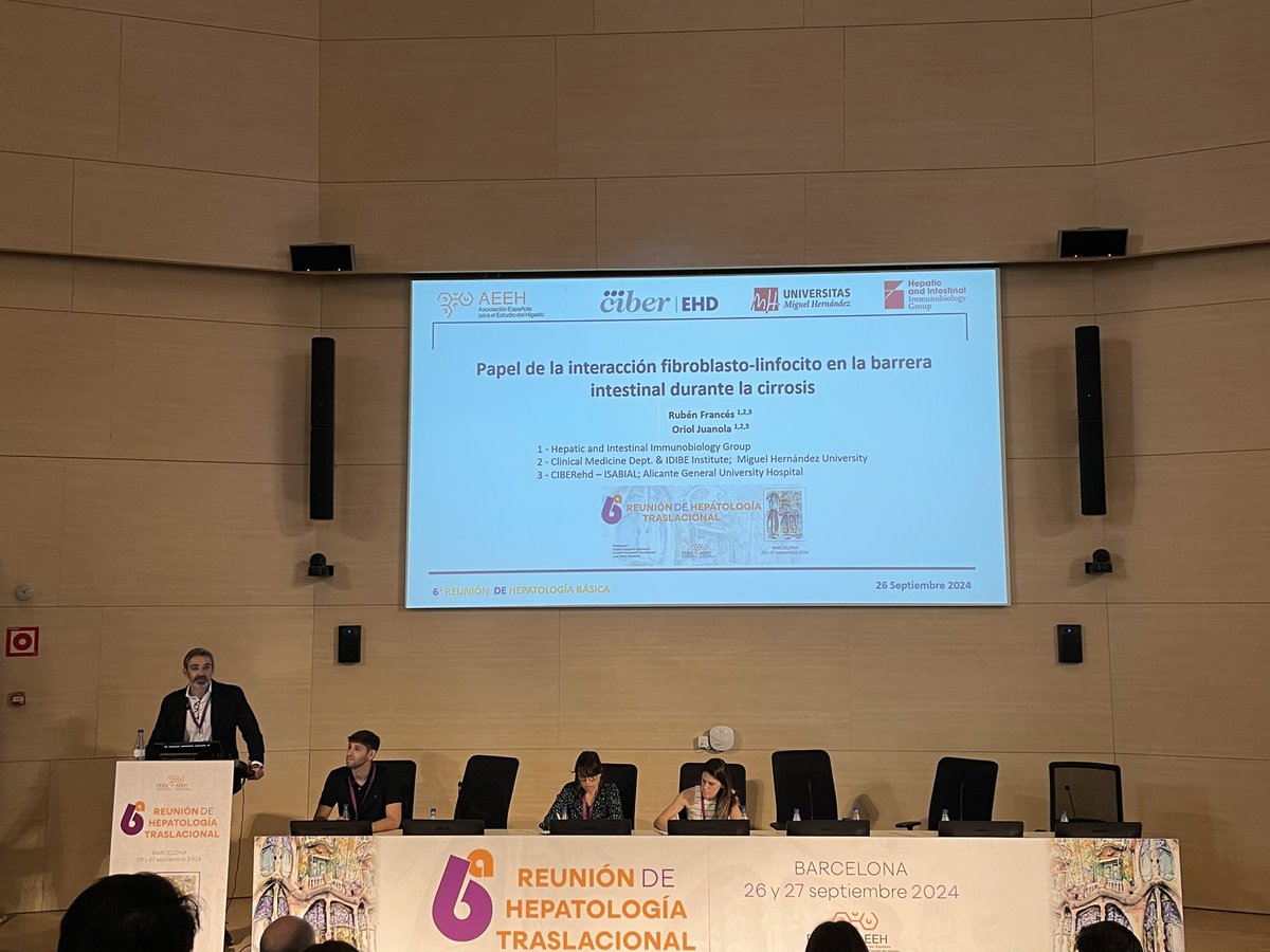 Manuel D. Gahete (@manueldgahete) on Twitter photo 2️⃣ Interacción entre fibroblastos y células inmunes en enfermedades hepaticas
<a href="/get_ruben/">rubén francés</a>
#OriolJuanola
🦠🧫🧬 2️⃣ Interacción entre fibroblastos y células inmunes en enfermedades hepaticas
<a href="/get_ruben/">rubén francés</a>
#OriolJuanola
🦠🧫🧬